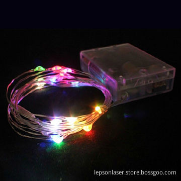 2M 20 LED battery mini LED copper wire string light RGB color AA battery operated